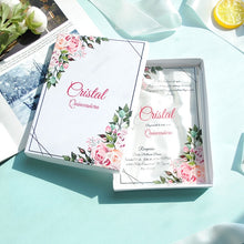 Load image into Gallery viewer, Free shipping 10pcs luxury high class romantic acrylic wedding invitation card hot sell,flower wedding cards with box
